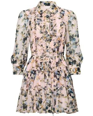 Cinq À Sept Rhys Floral-Print Dress - White