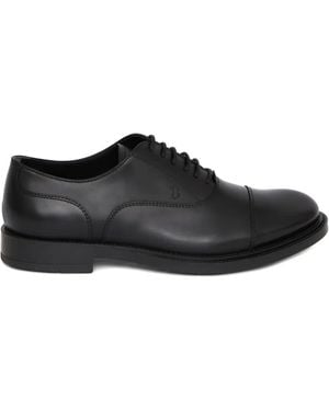 Tod's レースアップ レザーシューズ - ブラック
