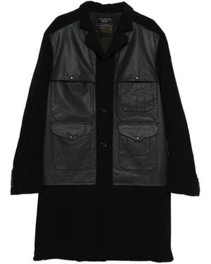 Junya Watanabe X Filson Panelled Coat - Black