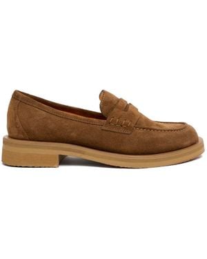 Mara Bini Frida Suede Loafers - Brown