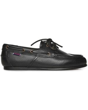 Sebago Owen Tumbled Boat Shoes - Black