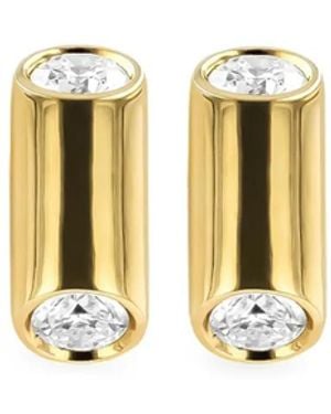 Pragnell 18Kt Eclipse Diamond Stud Earrings - Metallic