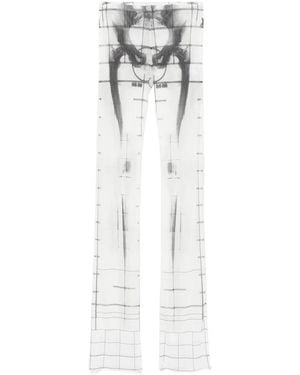 Jean Paul Gaultier Squeletor パンツ - ホワイト
