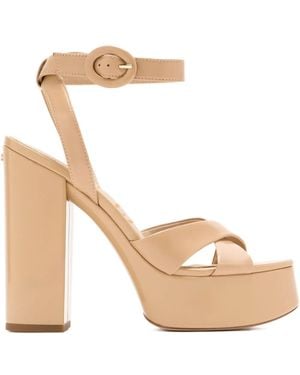 Sam Edelman 125 Mm Savannah Sandalen - Naturel