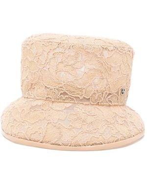 Ermanno Scervino Lace Bucket Hat - Natural