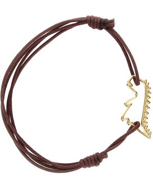 Aliita 9Kt Dino Gelbgoldkordelarmband - Mettallic