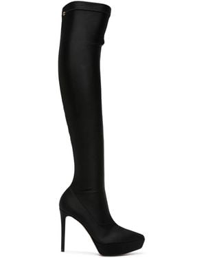 Gianvito Rossi Overknee Laarzen - Zwart