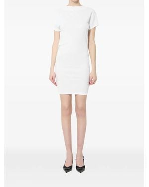 Jacquemus The Mistral Short-Sleeve Dress - White