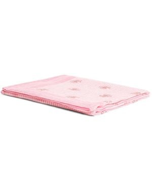 Tommy Hilfiger Striped-Pattern Scarf - Pink