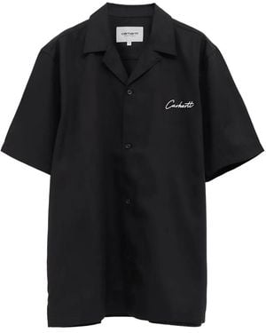 Carhartt Logo Shirt - ブラック