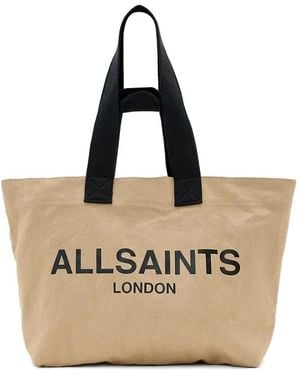 AllSaints Canvas Tote Bag - Natural