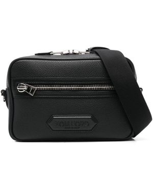 Tom Ford Leather Messenger Bag - Black