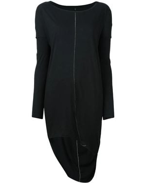 Thom Krom Asymmetric Long T-shirt - Black