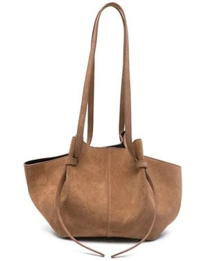 Yuzefi Mochi Knot-Detail Shoulder Bag - Natural