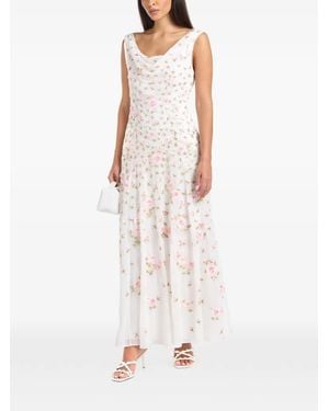Needle & Thread Rose Bloom Georgette-Maxikleid - Weiß