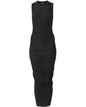 Marc Jacobs Merino-Wool Twisted Midi Dress - Black