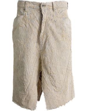 Rick Owens テクスチャード スカート - グレー