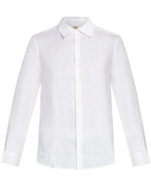 CHE Linen Button-Up Shirt - White