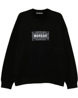MASTERMIND WORLD X Moreau Paris Logo-Print Sweatshirt - Black