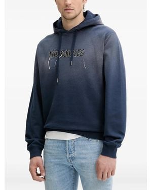 The Kooples Ausgeblichener Hoodie - Blau