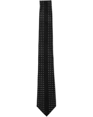 Tom Ford Polka-Dot Tie - Black
