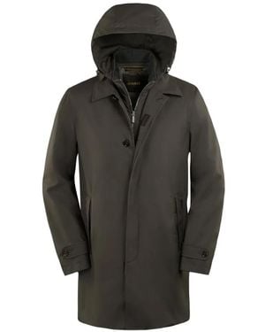Moorer Salvi-Ads Removable-Hood Jacket - Black