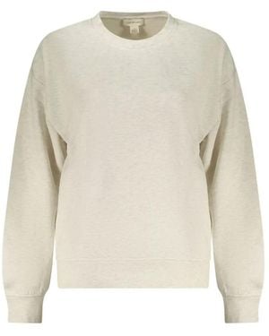 Calvin Klein Sweatshirt Mit Tiefen Schultern - Weiß