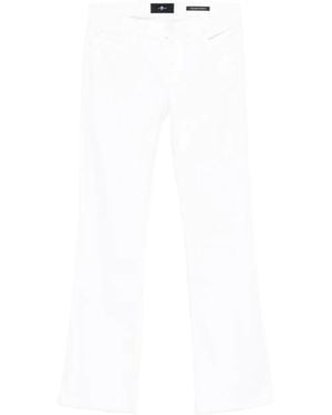 7 For All Mankind Bootcut Jeans - White