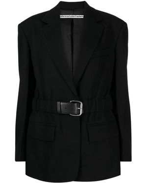 Alexander Wang Blazer Met Ceintuur - Zwart