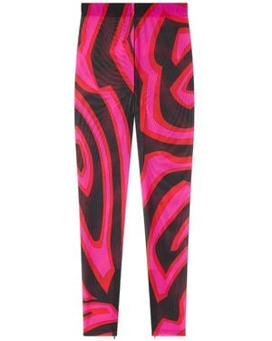 PUCCI Labirinto-Print Leggings - Red