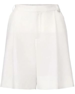 Viktoria & Woods Belt-Loops Pleated Shorts - White