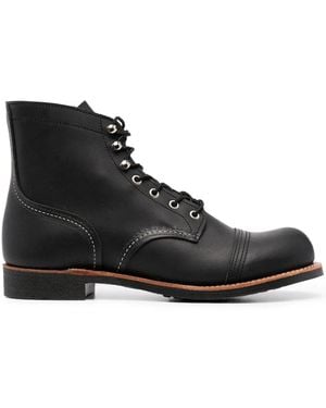 Red Wing Knöchelhohe Schnürstiefel - Schwarz