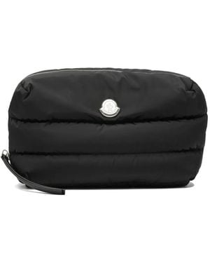 Moncler Caradoc Quilted Make Up Bag - Black