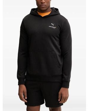 PUMA Mclaren Logo-Print Hoodie - Black