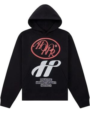 Honor The Gift Pop Art Hoodie - Blau