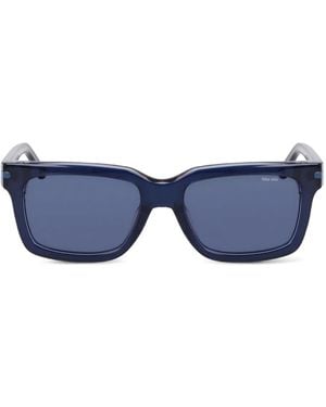 Nike Lunettes De Soleil Crescent À Monture Carrée - Blue