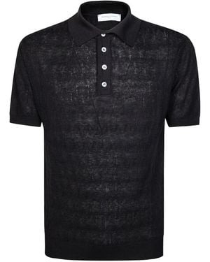 Daniele Fiesoli Short-Sleeve Polo Shirt - Black