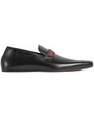 Gucci Loafers With Web - White