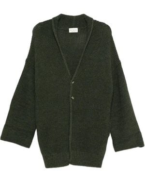 Ma'ry'ya Buttoned Cardigan - Green