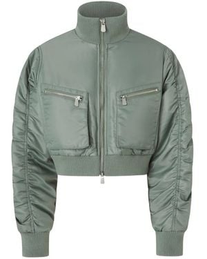 Pinko Nylon Coats - Green