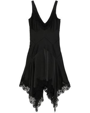 Monse Triangle Laced Mini Dress - Black