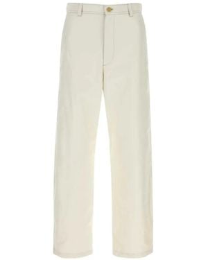 A.P.C. Straight-Leg Cotton Trousers - White