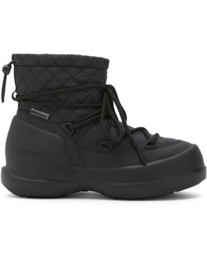 Moon Boot Stivali Da Neve Luna Trapuntati - Nero