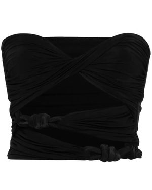 Maygel Coronel Atarraya Cropped-Top - Schwarz