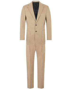 Roberto Cavalli Single-Breasted Suit - Natural