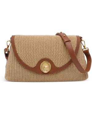 Coccinelle Nikila Straw Shoulder Bag - Brown