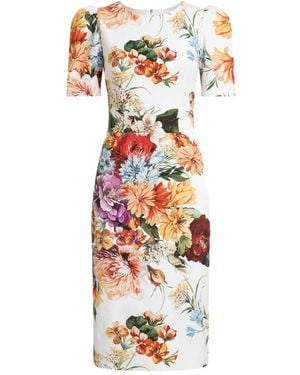 Dolce & Gabbana Midi Dress - White