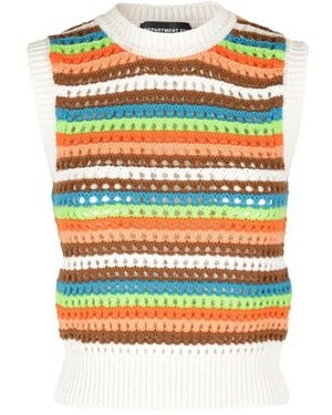 Department 5 Striped Jumper - White