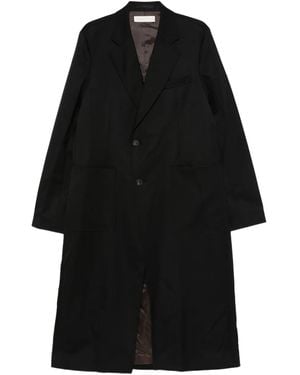 Our Legacy Abrigo Con Botones - Negro