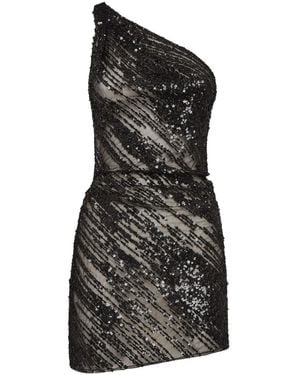 DSquared² One-Shoulder Mini Dress - Black